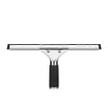 Professional Window Squeegee with Rubber Lip, Long Handle, Bathroom Shower, Window Wiper, Glass Cleaning Tool black black 25cm