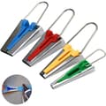 4-pack Bias Tape Makers, Durable Hard Plastic and Stainless Steel, Sewing Binding Quilting Tools, Perfect for DIY Patchwork Arts and Crafts