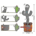 Pikkukuva 2 / 5: Tanssiva kaktus, Tal Cactus Toy Res You Say CAN , 120 kappaletta, USB lataus