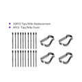 Miniatyrbillede 2 af 5: (20 stk.) Markertusspidser/penne til Remarkable 2 Stylus-pen Udskiftning af bløde penne/spidser Sort [gratis forsendelse]
