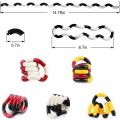 Miniatyrbillede 2 af 4: Fidget Legetøj 5 Stk Viklede Dekompatibel Withmation Rope Børn Snoningscirkel