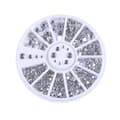 Rhinestone 4-storlekar - Silver Clear Silver silver