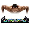 Miniatyrbillede 1 af 2: Sammenfoldelig 14 i 1 Push Up Board Fitness Træning Træn Gym Muscle Exercise Press