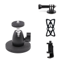 Pikkukuva 1 / 5: Kameran magneettikiinnityssovittimen teline 360 ​​astetta kääntyvä kiinnike Gopro-insta360:lle Bundle 2 66mm