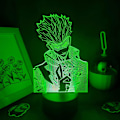 Miniatyrbillede 4 af 5: 3d Illusion Led Natlys Jujutsu Kaisen Anime Figur Gojo Satoru Farverig Soveværelsesbord Dekoration Manga Fødselsdagsgave Pxjd