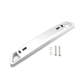 Miniatyrbillede 1 af 4: Universal bil Nummerplade Ramme Carbon Fiber Nummerplade Holder Silver