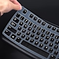 Miniatyrbild 2 av 5: Keyboard Cover for Logitech K120 & Mk120 Wired Keyboard, Ultra Thin Logitech Mk120 & K120 Keyboard Protector - Black