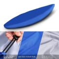 Miniatyrbillede 1 af 3: Beskyttelse Kajak Cover Vandtæt resistent Støv Boat Opbevarings Cover Blue M