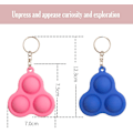 Pikkukuva 2 / 4: 2 kpl Fidget Simple Dimple -lelu, Mini Dimple Fidget toys, stress relief lelu, joka on yhteensopiva aikuisten ja lasten kanssa opettavaisia ​​leluja lievittääkseen ahdistusta ja