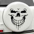 Pikkukuva 3 / 5: Car Vinyyli 3D Skull Lemmikkieläin Heijastavat Tarrat Moottoripyörä Vedenpitävä Auton Muotoilu Tarrat Ulkopuoli Tarvikkeet 11x13cm 30x28cm 59x53cm| | Red 30x28cm