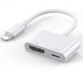 SiGN Lightning til HDMI-adapter 5V, 1A - Hvid white 35