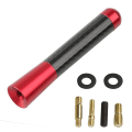 Pikkukuva 1 / 5: 3,5cm 8cm auto hiilikuitu lyhyt antenni Universal Auto Roof Punainen Sininen Hopea Musta Set Auton ulkotarvikkeet 7kpl/ set - Antennit B-03 Set