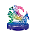Miniatyrbillede 2 af 3: 3D Krystal Puslespil Stiksav Clear Tolv 12 Constellation Astrolog Flash LED-lys A