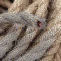 Miniatyrbillede 4 af 5: Retro Tekstil Elledning Twisted Flettet Hamptov Kabel 2 Kerner (2x0.75mm) Til Hængende Lampe Tilbehør 5m