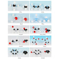 Miniatyrbillede 5 af 5: 240 stk Molecular Model Kit Kemi Molecular Orbital Model Kemi Hjælpeværktøj til kemi mindre As Shown