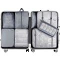 Miniatyrbild 2 av 5: 8-pack Organiser Set för Resväskor, Förvaringsväskor, Packningskuber, Resepåsar, Presenter Grey