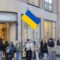 Miniatyrbillede 3 af 5: Ukraine Flag 3ftx5ft ukrainske nationalflag Polyester med messingtyller 3x5 fodflag (90cm*150cm)