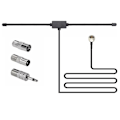Miniatyrbilde 2 av 5: DAB FM-radioantenne FM-dipolantenne lydpluggkontakt for stereomottaker