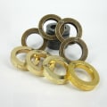 Miniatyrbillede 3 af 5: Hexagon Retro Magic Ring Personlig 4-fingers ring Multifunktionel udendørs klatring nødsituation gold round
