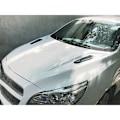 Miniatyrbillede 3 af 4: 2 stk Bil Simulering Shark Air Vent Universal Blank Sort Sport Racing Air Flow Vent Motorhjelm Hætte Sc