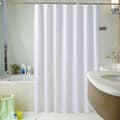 Extra lång duschdraperi vit, hotell lyx tungvikt polyester badrumsduschdraperi, vit, 100x200cm White