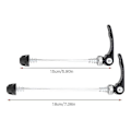 Miniatyrbilde 2 av 4: Sykkel Quick Release Set Forhjul Bakhjul Sykkel Setepinnespyd Ultra Light