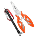 Miniatyrbilde 3 av 5: Fisketangsaks Ny multifunksjonsfiskeverktøy Tilbehør Line Lure Cutter A4 Yellow Set