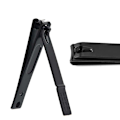 Miniatyrbild 4 av 5: 4st Manikyr Pedikyr Set Finger Tå Nagelklippare Sax Grooming Tool Med Case Kit För Kvinnor Män Dark Gray