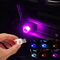 Pikkukuva 1 / 4: Mini USB Led Ambient Lights Koristelamppu Juhliin Vilkkuvat Värikäs Kannettava Plug Play Auto Sisustus Ilmapiiri Auton Valo| | Colorful slow flash