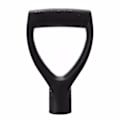 Miniatyrbilde 5 av 5: 1 sett rødt plasthåndtak spade erstatning D håndtak spade håndtak for spade gaffel spade svart 18,5