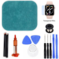 Miniatyrbillede 4 af 5: Reparationssæt til udskiftning af frontglasobjektiv Kompatibel Apple Watch 2/3/4/5/6-serien Series 5 for Apple Watch 44mm