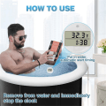 Miniatyrbild 2 av 5: Isbadstermometer och timer, Vattentermometer för isbad, Vattentät kallbads-istermometer