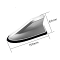 Pikkukuva 5 / 5: Universal Shark Fin Car Radio Shark Antenni Radio Fm Signal Design Antennit Antenni Auton Styling Sisustus|antennit| Blue