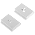 Miniatyrbilde 2 av 5: 4 stk T-mutter M6 T spormutter, T orbital glider glidemutter, aluminium T-spor mutter for trebearbeidingsverktøy Silver