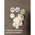 Pikkukuva 4 / 5: 4 kpl set Kawaii-reput teinitytöille Koulureppu Esteettinen koulureppu tarvikkeineen
