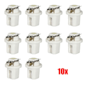 Pikkukuva 1 / 5: 10 kpl T5 B8.5d 5050 1 Led 12v Auto Instrument Light Auto Keskikonsoli Vaihtolamppu A/c Paneelit Lamppu Auton sisustustarvikkeet|koristelamppu| White