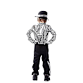 Pikkukuva 3 / 5: Lasten Michael Jackson Cosplay-asu Supertähti Laulaja Tanssipuvut Purim uudenvuoden juhlamekko Pojat Lapset Tanssimekko D_ia