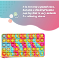 Pikkukuva 2 / 3: Suuri pop- case, case teini-ikäisille opiskelijoille, stress relief case, Fidget Sensoriset lelut