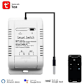 Miniatyrbillede 3 af 4: Wifi Temperaturkontakt 16a Tuya Smart Rf433 Intelligent Termostat Ds18b20 Temperatursensor Vandtæt Realtidsmonitor