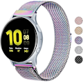 Miniatyrbillede 1 af 5: Metalbånd til erstatning af rustfrit stål til Samsung Galaxy Watch Active 2 Colorful