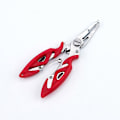Miniatyrbillede 1 af 5: Fisketangsaks Ny multifunktionsfiskeværktøj Tilbehør Line Lure Cutter B4 Red Plier