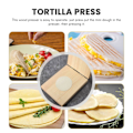 Miniatyrbillede 5 af 5: Dejpresseværktøj Dejpresser Dumplingskind Træ Dumpling Presseværktøj Dejpresser Dumpling