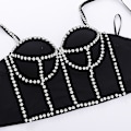 Miniatyrbillede 4 af 5: Udsøgte Dame BH'er Push Up Bustier Crop Top Til Kvinder Corset Tank Vest 40C