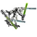 Miniatyrbilde 3 av 3: 2 stk Star War Minifigurer Generelt Grievous Action Figures Toy
