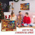 Miniatyrbillede 2 af 11: Pusseladventskalender 2023 Julpusselbitskalendrar D one-size