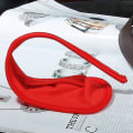 Pikkukuva 3 / 4: Seksikäs C-string Thong Invisible Alushousut miehille - punainen