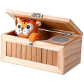 Miniatyrbilde 1 av 4: Kryc Wooden Useless Box - La meg være i fred, mest ubrukelig maskin, ikke rør