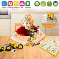 Miniatyrbild 4 av 5: 2023 Pedagogiska byggleksaker Staminlärningssats, konstruktionsblock för förskolebarn, tekniska leksaker Kreativt set Present för pojkar Ålder 5 6 7 8 9 10