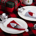 Miniatyrbild 4 av 5: 12 st julbestickshållare fickor Set, 6 Xmas servishållare