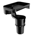 Miniatyrbillede 5 af 5: Bærbar Auto Bil Kopholder Fastgørbar Måltidsbakke Udvidet Bord Skrivebord 360 Roterbar Justerbar Bil Madbakke Kopholder Expander|drikkeholdere| Small size